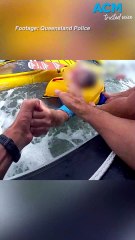 Two men rescued after their kayak capsized