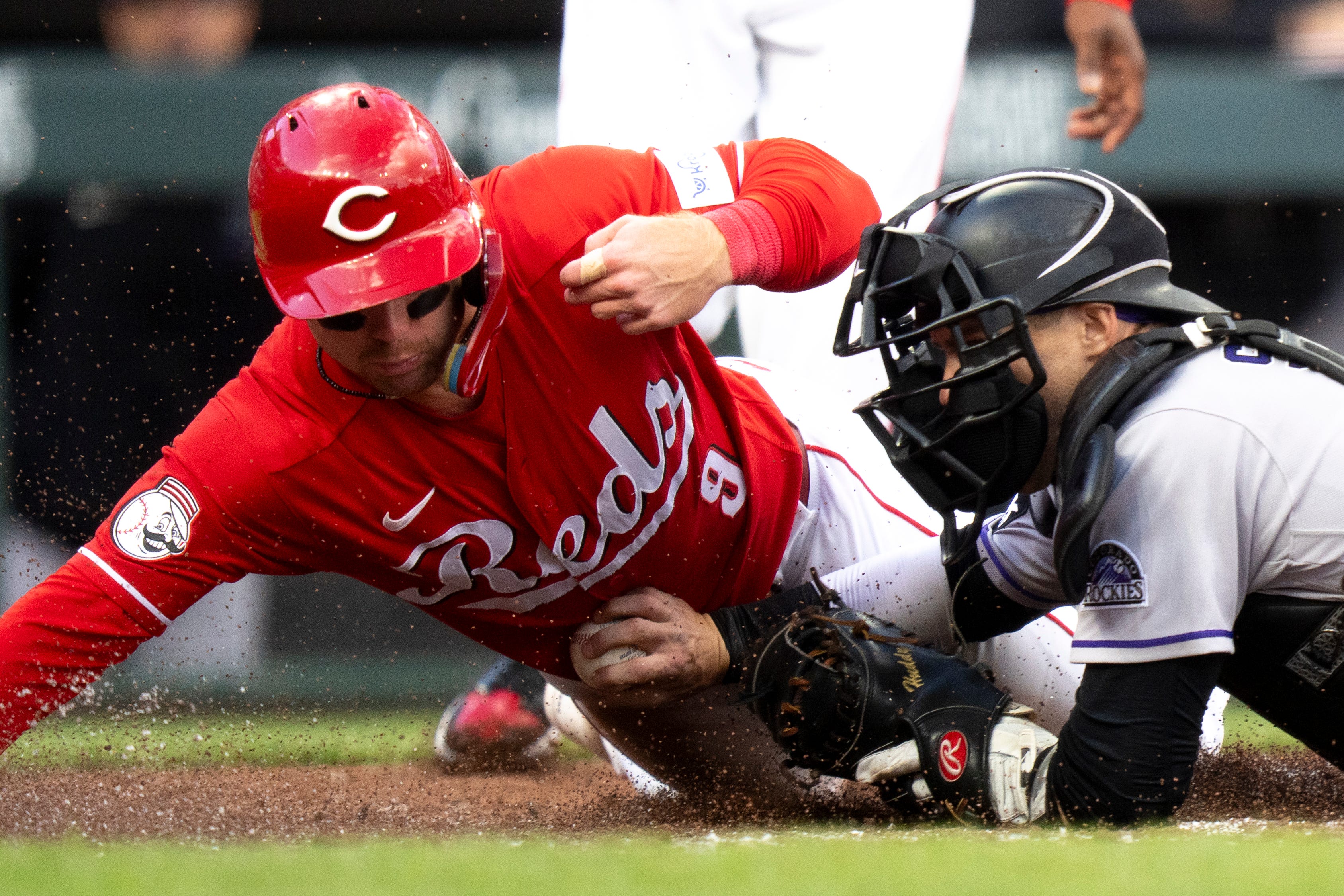 The Reds suffered a lopsided loss to Rockies. Here's what happened