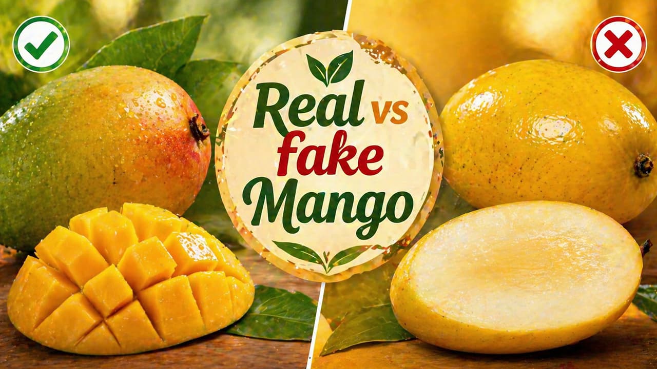 Fake mango check: चमकदार आम के पीछे छुपा खतरा! खरीदने से पहले जरूर ...