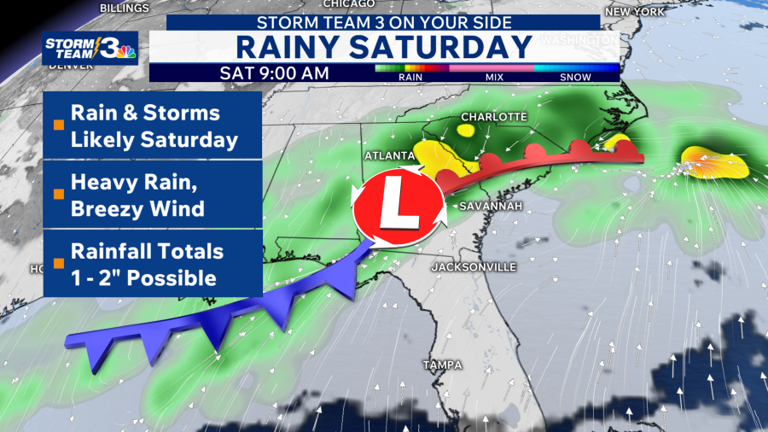 Storm Team 3: Rainy start to Thursday, more heavy rain likely on Saturday