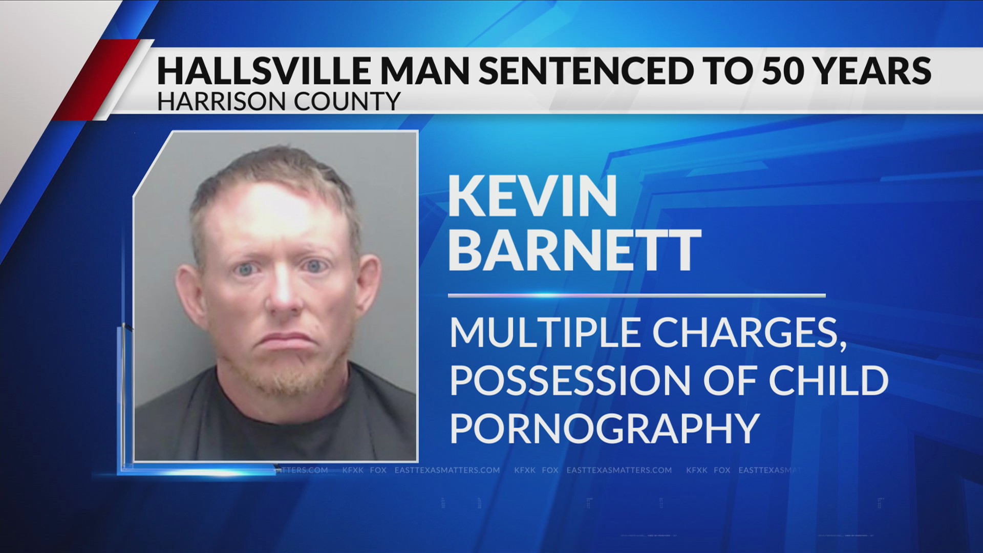 Hallsville man sentenced to 50 years in prison for child pornography