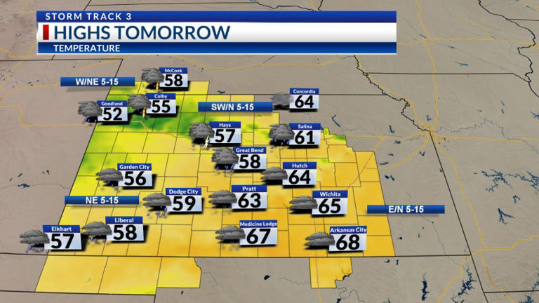 Storm Track 3 forecast: Rain showers Thursday, warming weekend