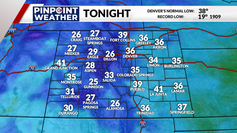 Denver weather: More widespread rain and snow showers Thursday