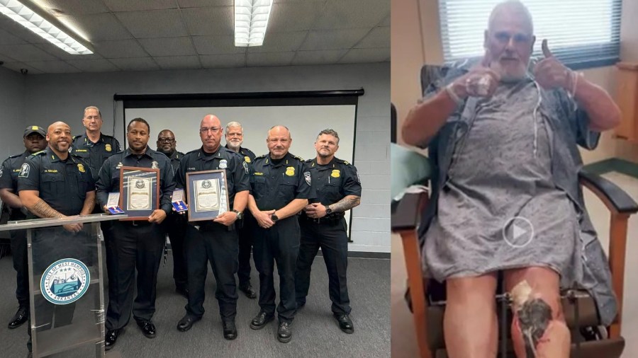 West Memphis officers heroically save sergeant’s life and leg
