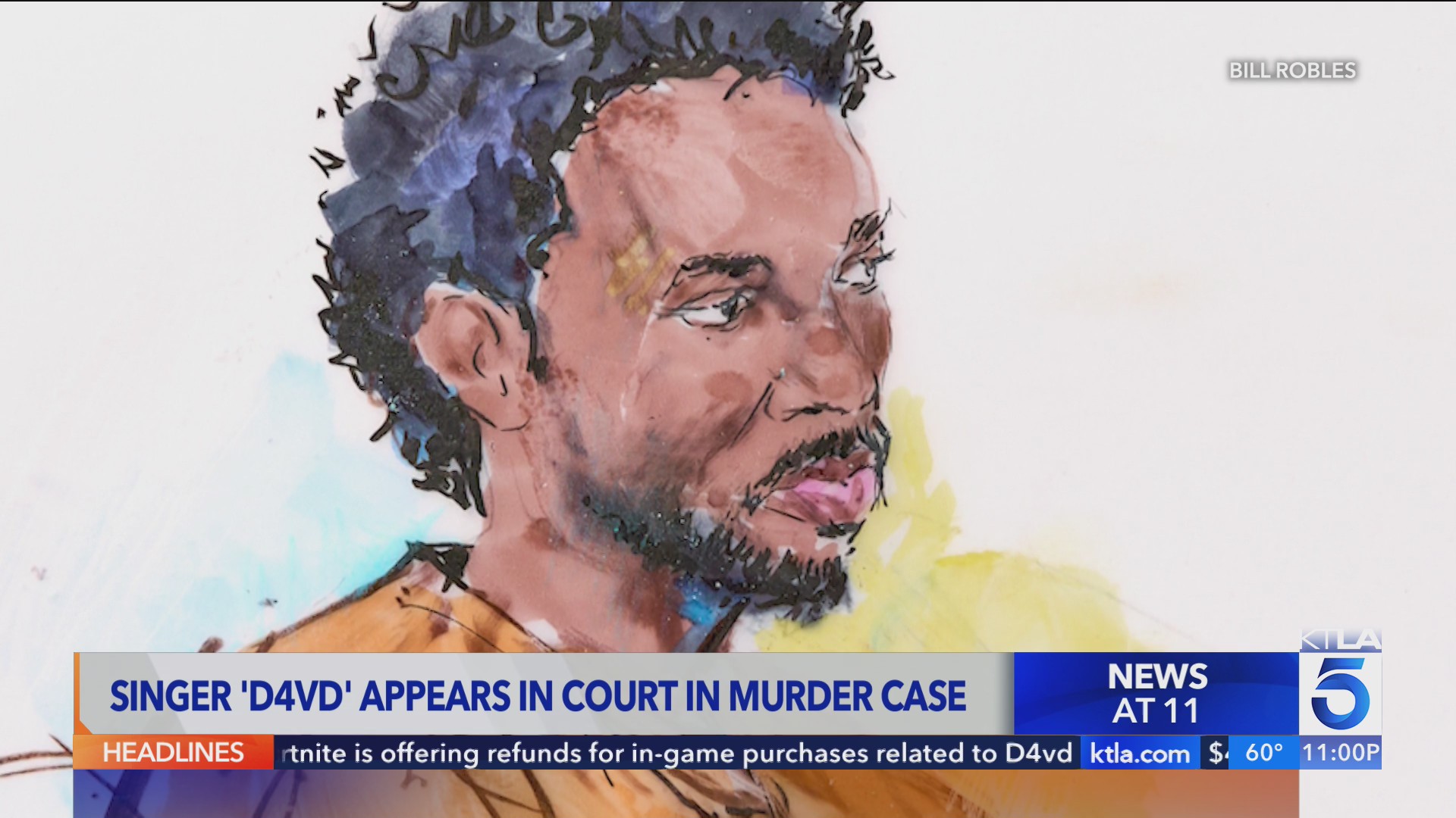 Singer D4vd appears in court in murder case