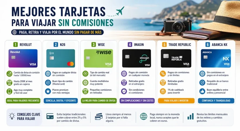 Estas son las mejores tarjetas para viajar sin comisiones en el Puente ...