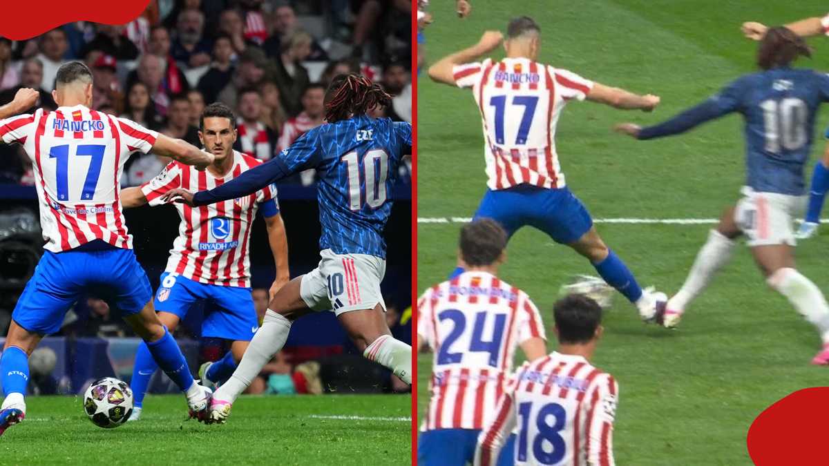 Why Arsenal were denied penalty vs Atletico Madrid despite foul on Eze