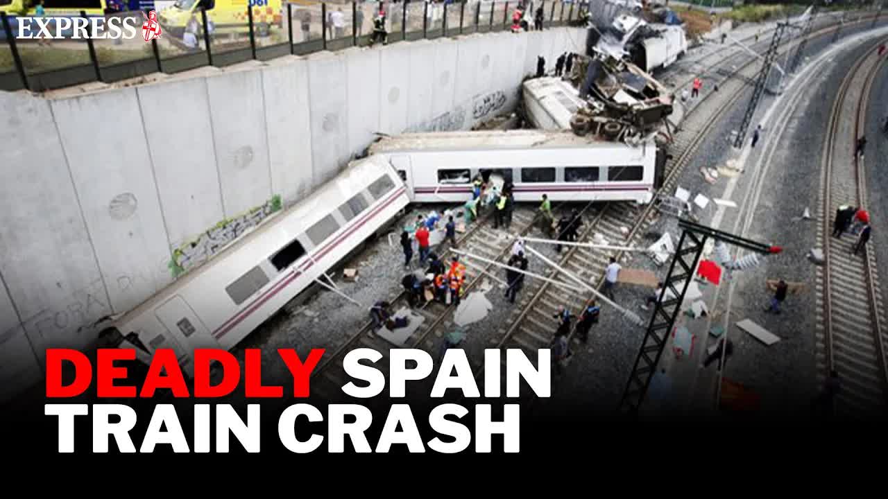 Spanish train crash kills at least 39 as survivor describes 'mangled mess'