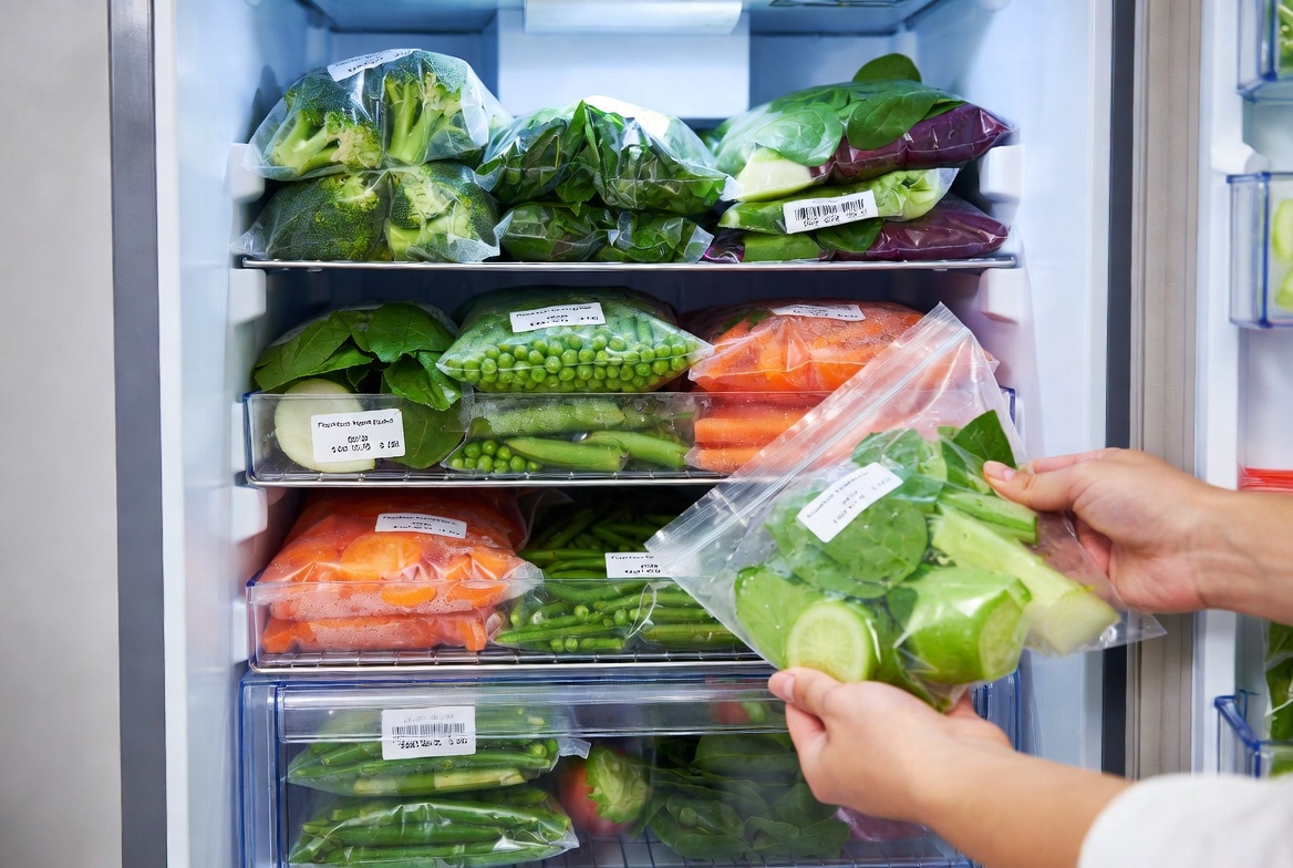 Come conservare le verdure in freezer per mantenere vitamine
