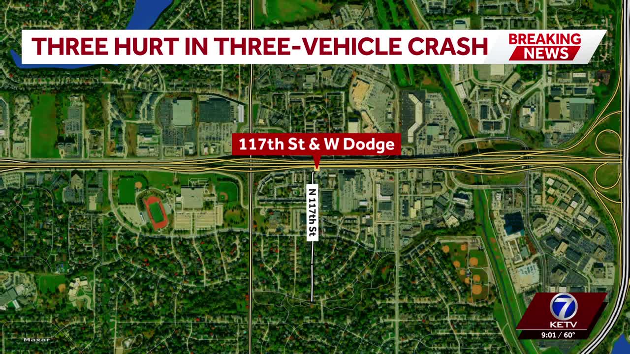 Omaha police investigate crash on West Dodge Expressway