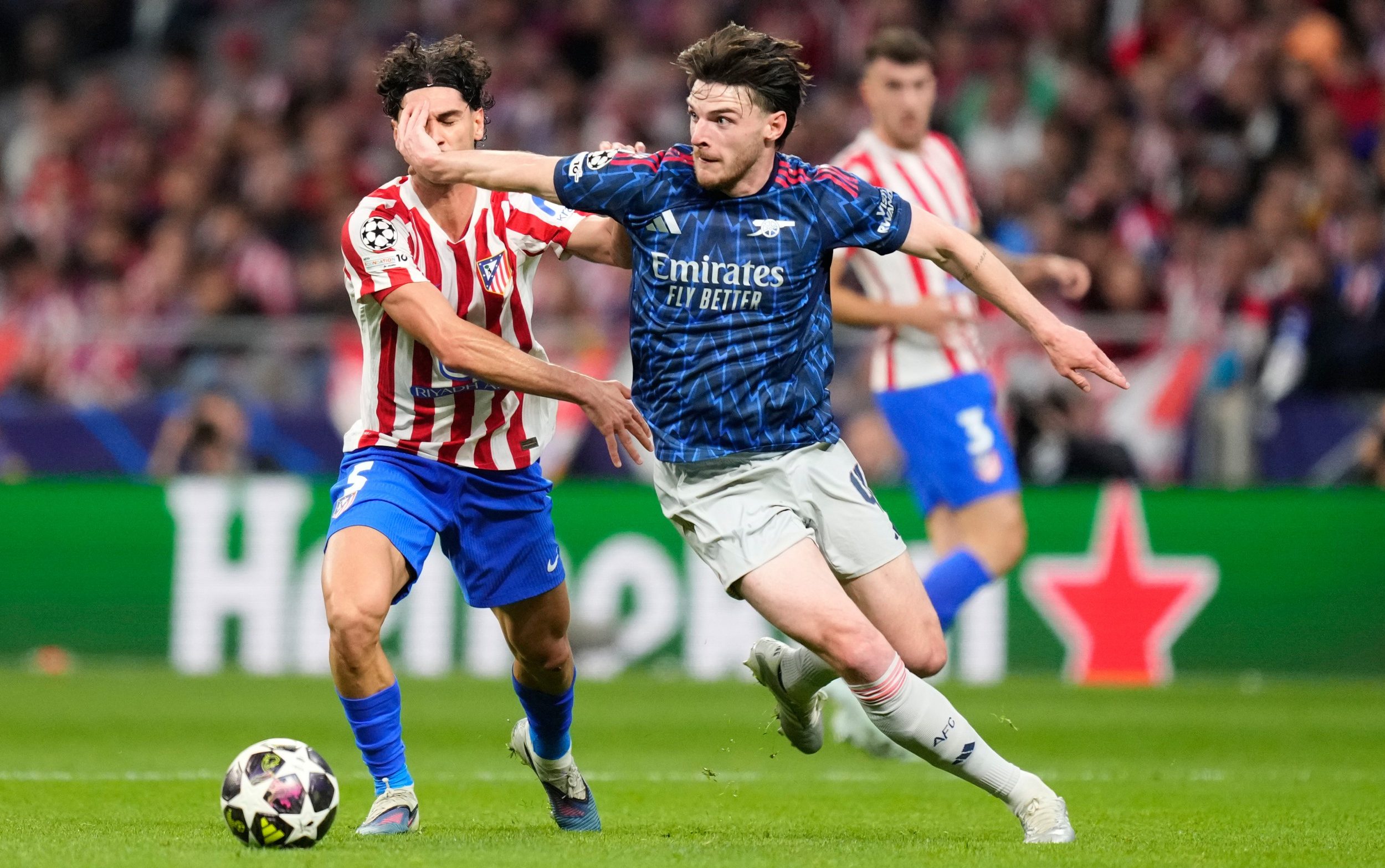Rice was particularly impressive in the first half in Madrid - Jose Breton/AP