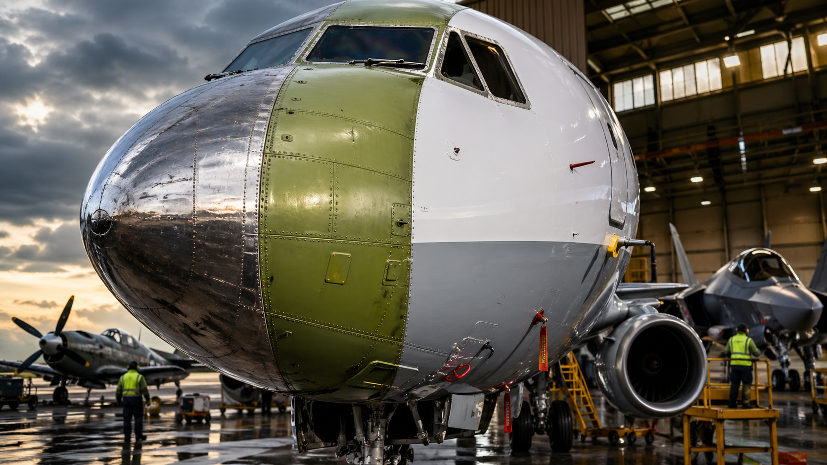 Why aircraft are painted the way they are