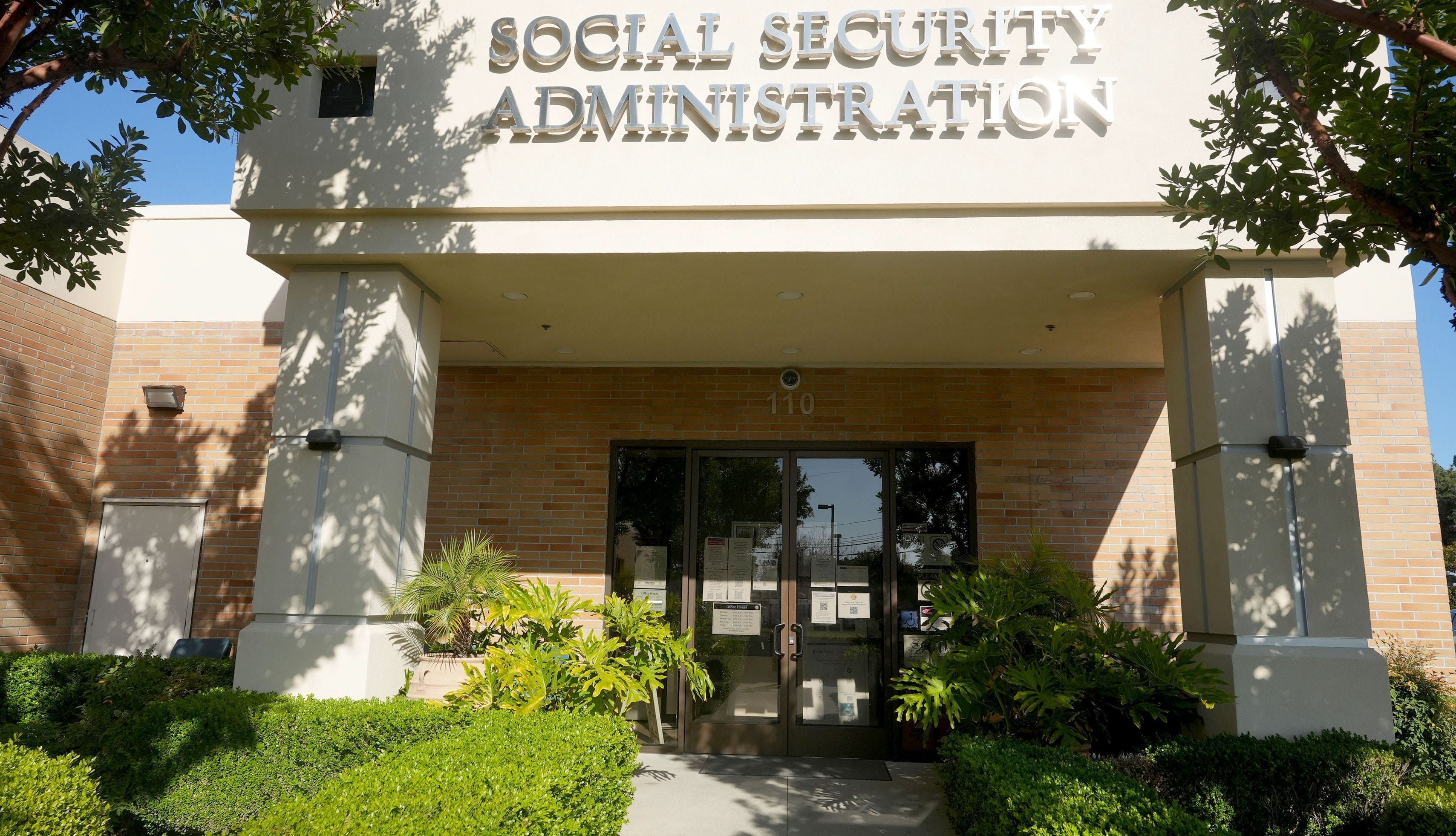 The Social Security Administration's Thousand Oaks, Calif. office on April 21, 2025.