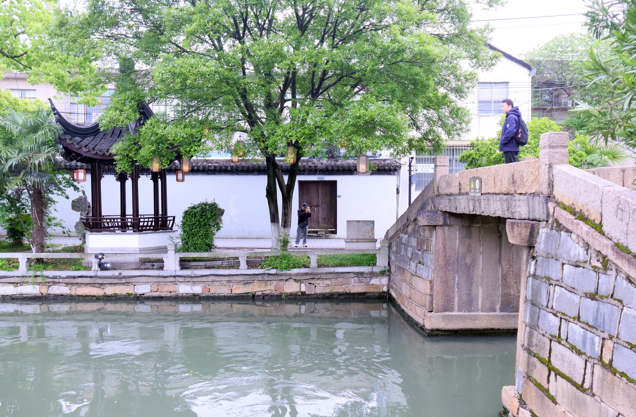 江苏苏州：历史文化名城的盛家带官太尉河小桥流水与江南民居