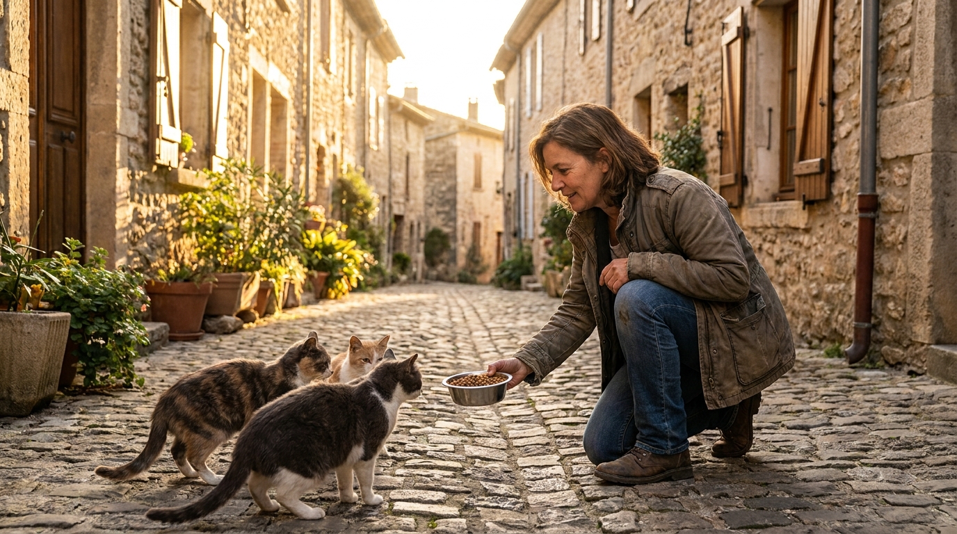 « Ça m’a touchée » : elle croise des chats errants en piteux état et ...