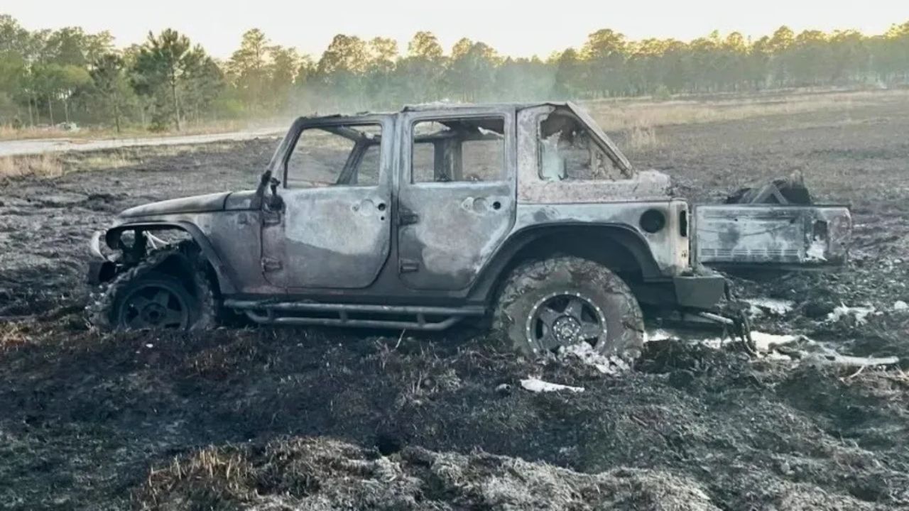 A Jeep Wrangler got stuck and what happened next sparked a wildfire ...