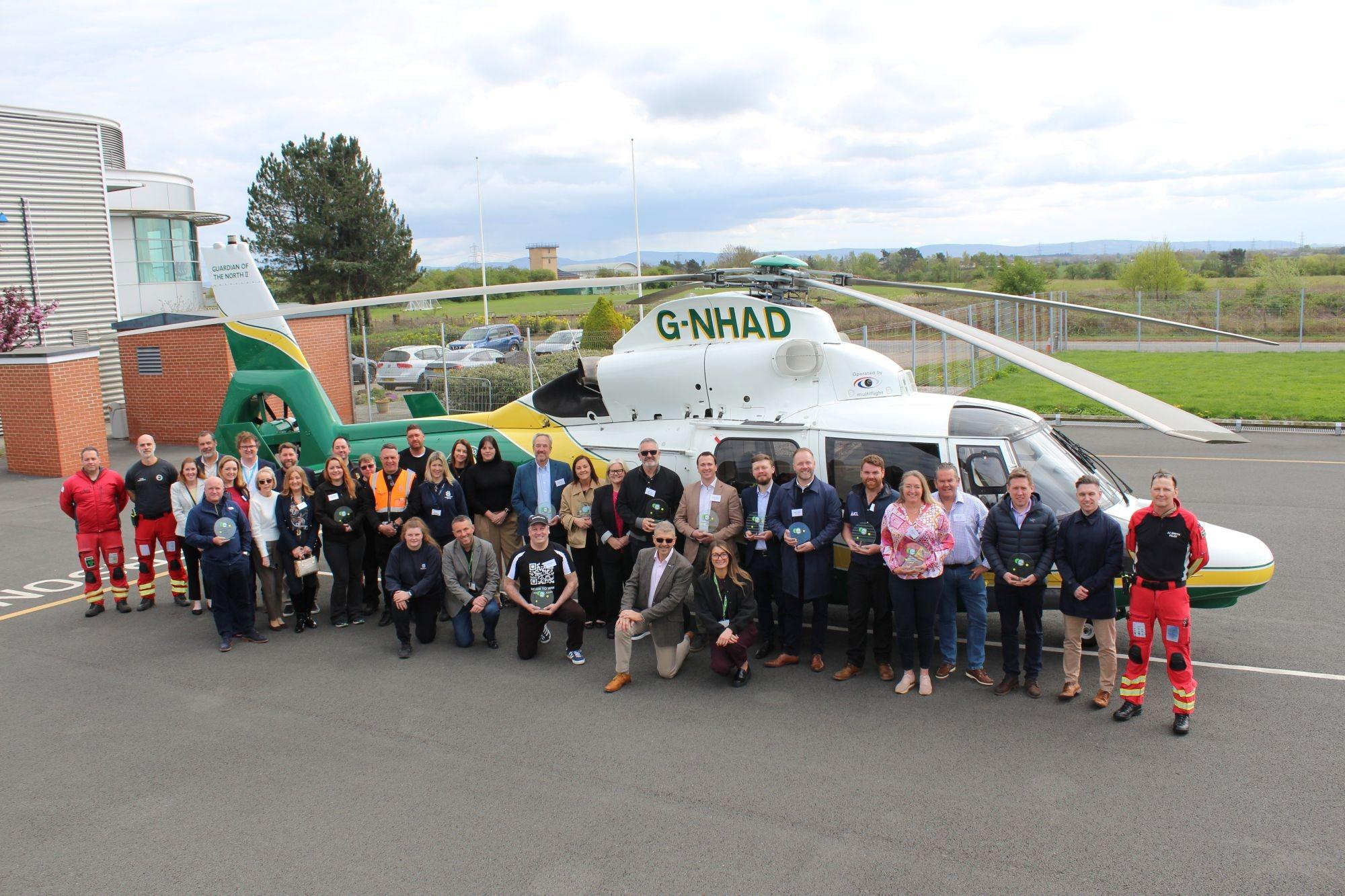 Great North Air Ambulance Service's corporate partners raise more than ...