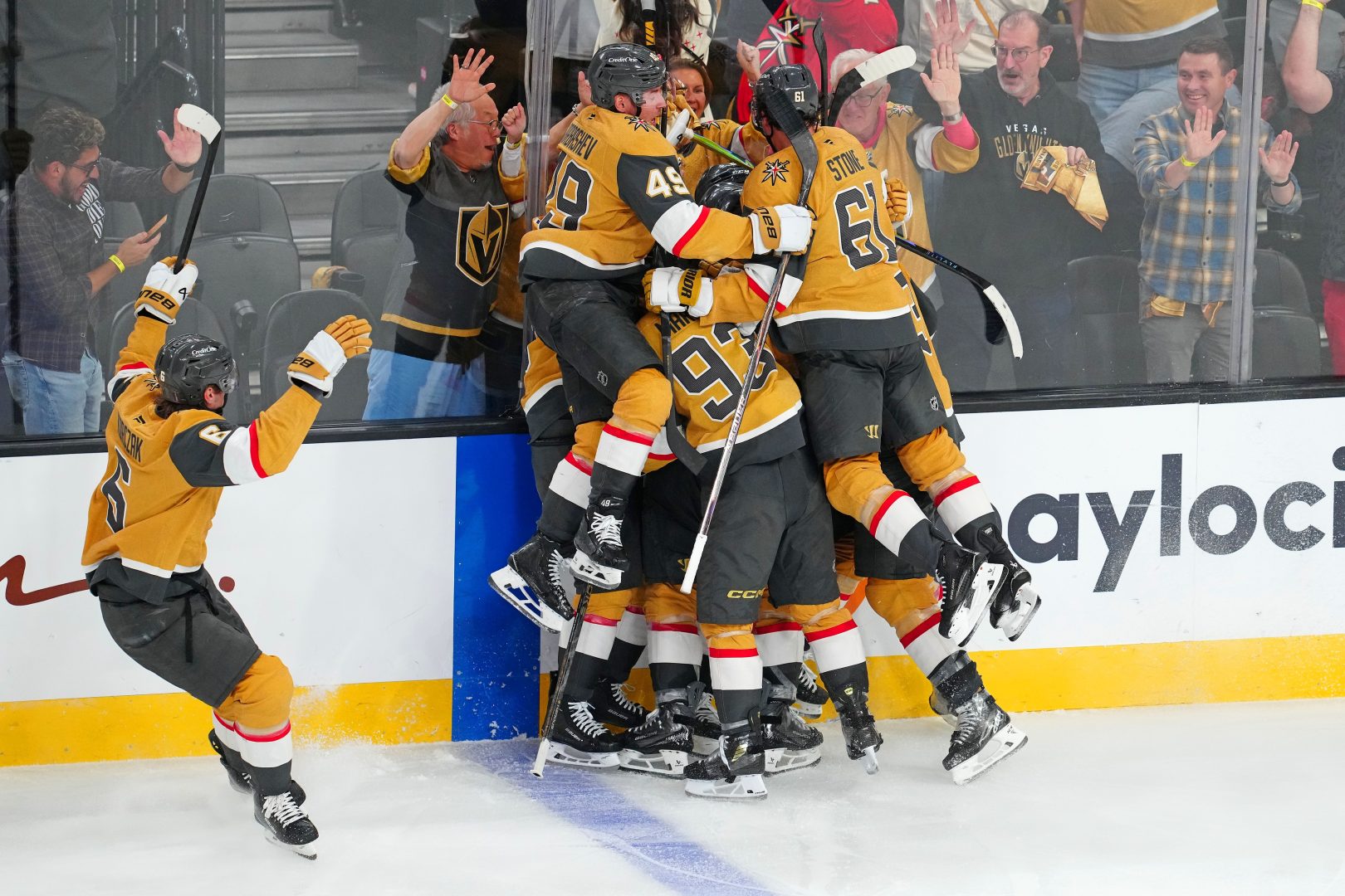 Golden Knights edge Mammoth in double overtime thriller, take 3-2 ...
