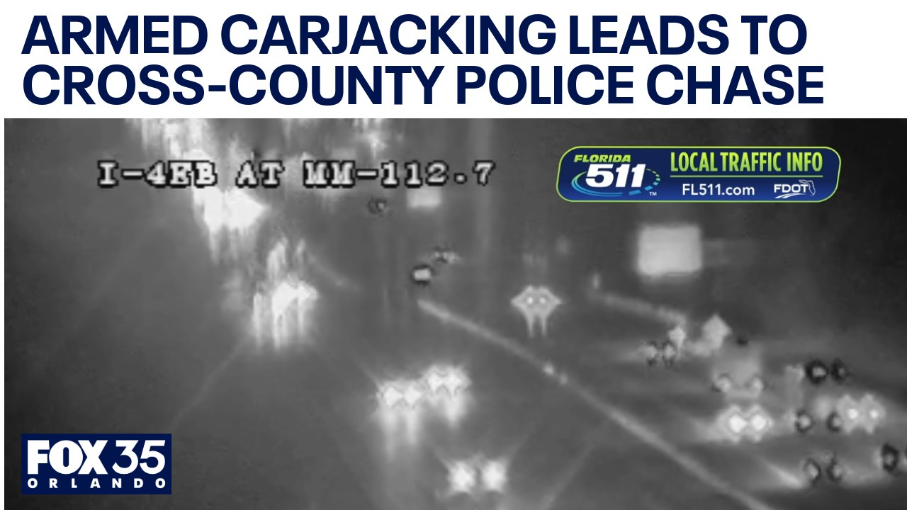 Winter Park armed carjacking leads to police chase on I-4