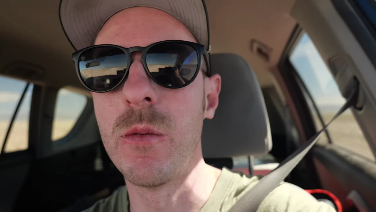 Someone bought land on the Area 51 border but when they visited it they were immediately watched by a Ford F-150 and buzzed by a pair of F-16s