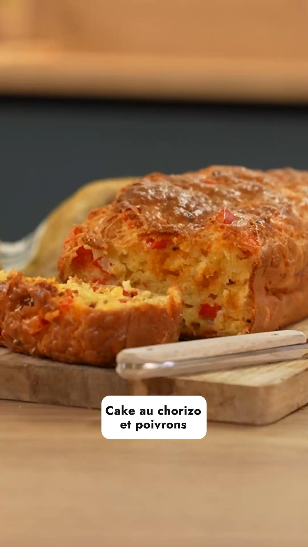 Cake au chorizo et poivrons RS