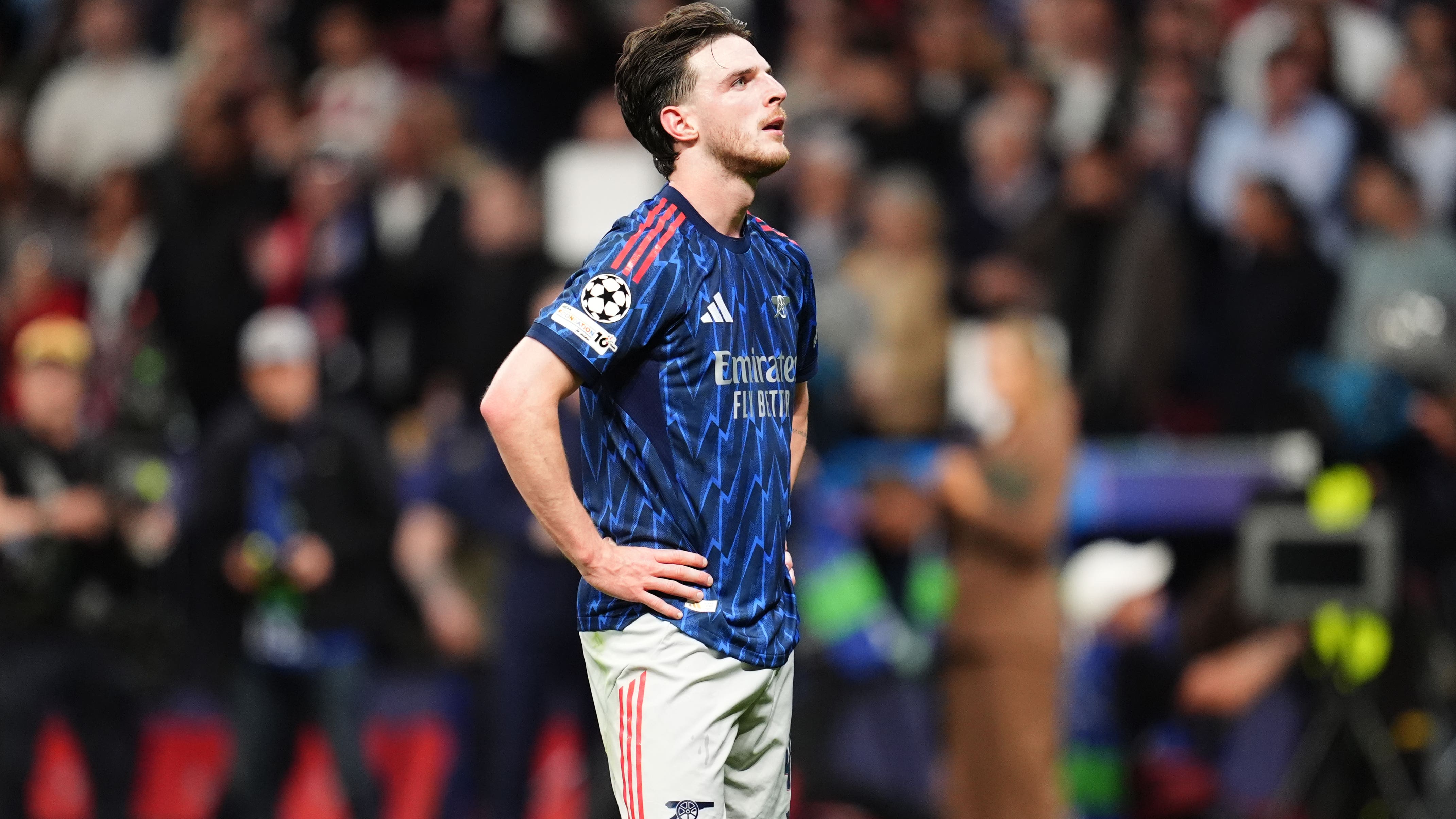 Declan Rice criticises decision to overturn 'clear penalty' in Arsenal draw