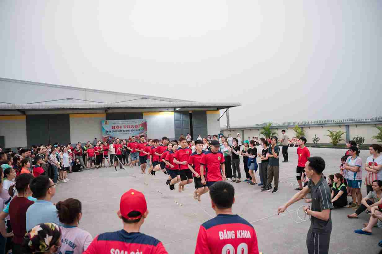 Công đoàn Innoflow Vina tổ chức hội thao hưởng ứng Tháng Công nhân