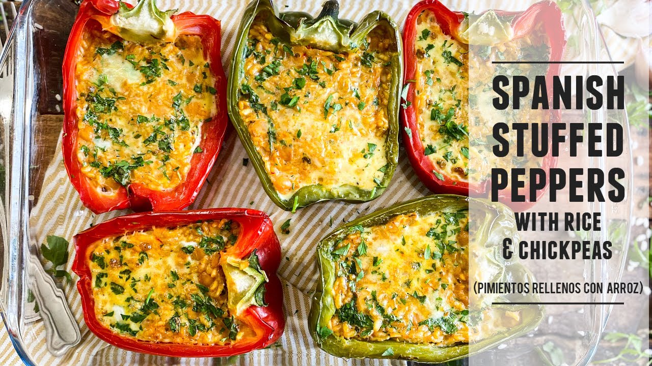 Spanish stuffed peppers recipe