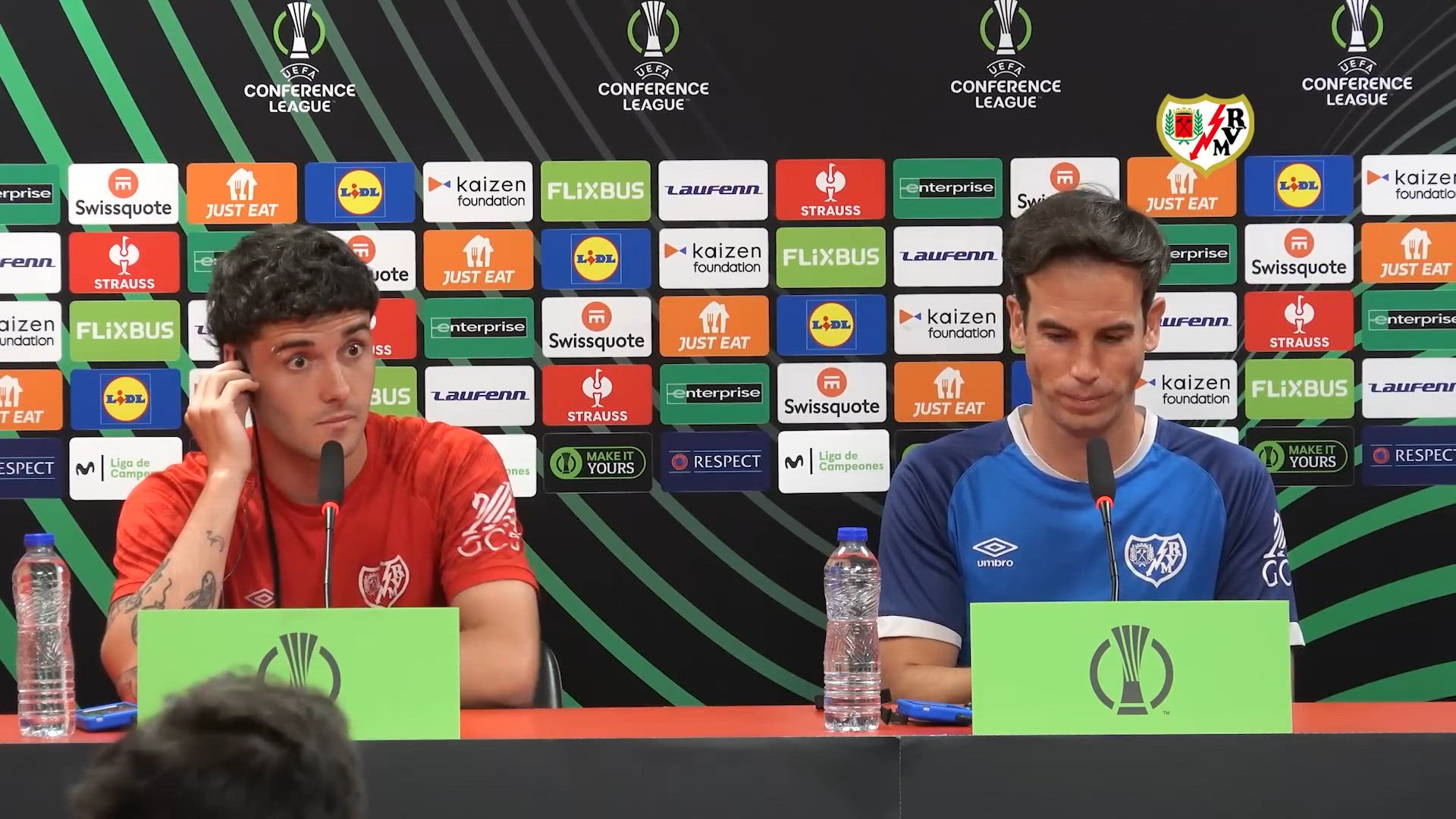 Rueda de prensa completa de Iñigo Pérez y Sergio Camello previa al Rayo ...