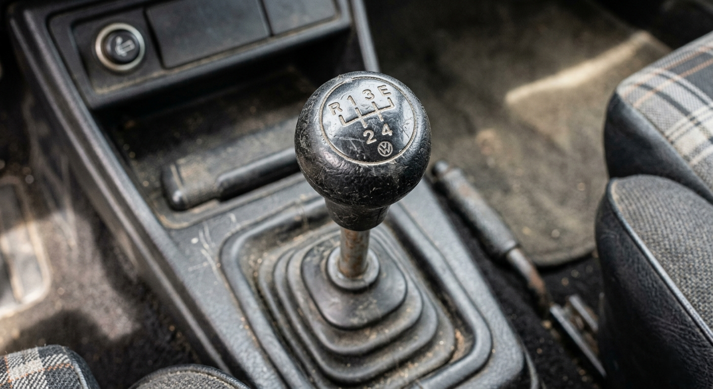 Why some vintage Volkswagens have an 'E' on the shifter (and it's not ...