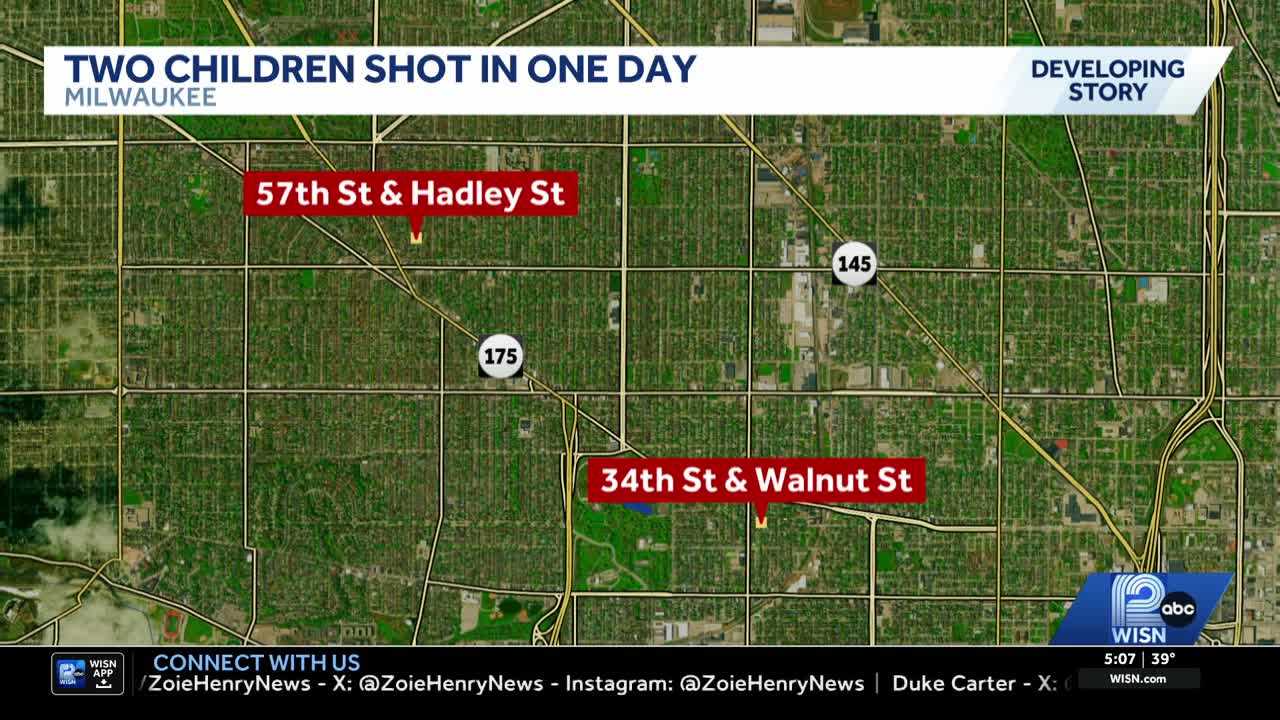 Two children shot in Milwaukee in one day; 1 dead from unsecured gun