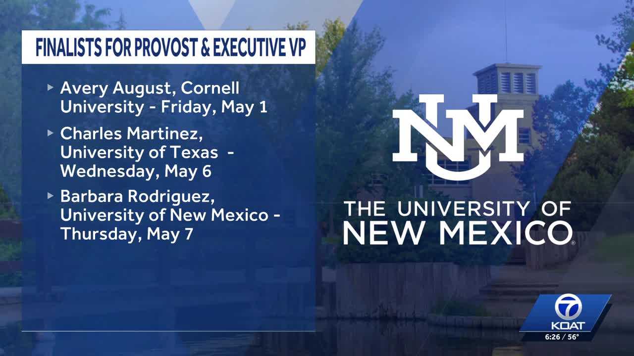 UNM narrows search for next provost