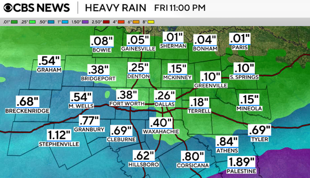 Heavy rain, possible flash flooding expected across North Texas as ...