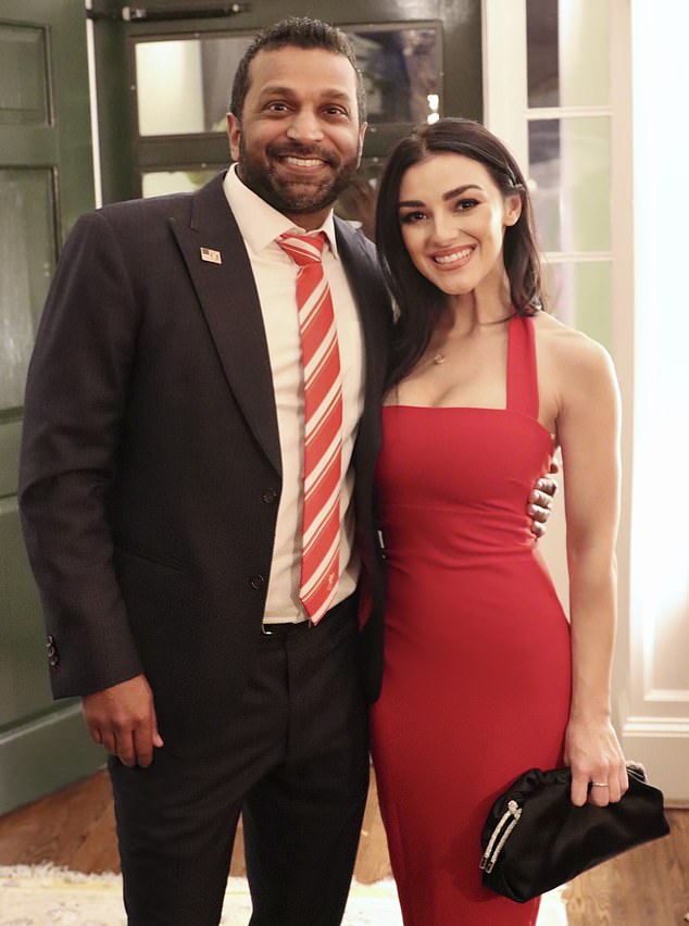kash patel girlfriend holding hands Image 4