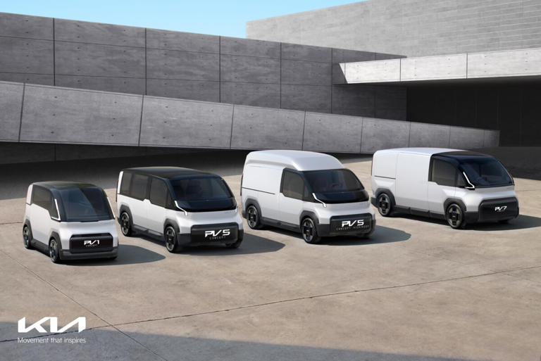 Au CES de Las Vegas, le constructeur coréen Kia a présenté une gamme complète d’utilitaires 100 % électriques.