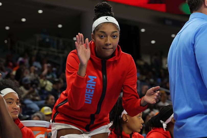 Angel Reese shows true colors to new rookie teammate on Atlanta Dream bench