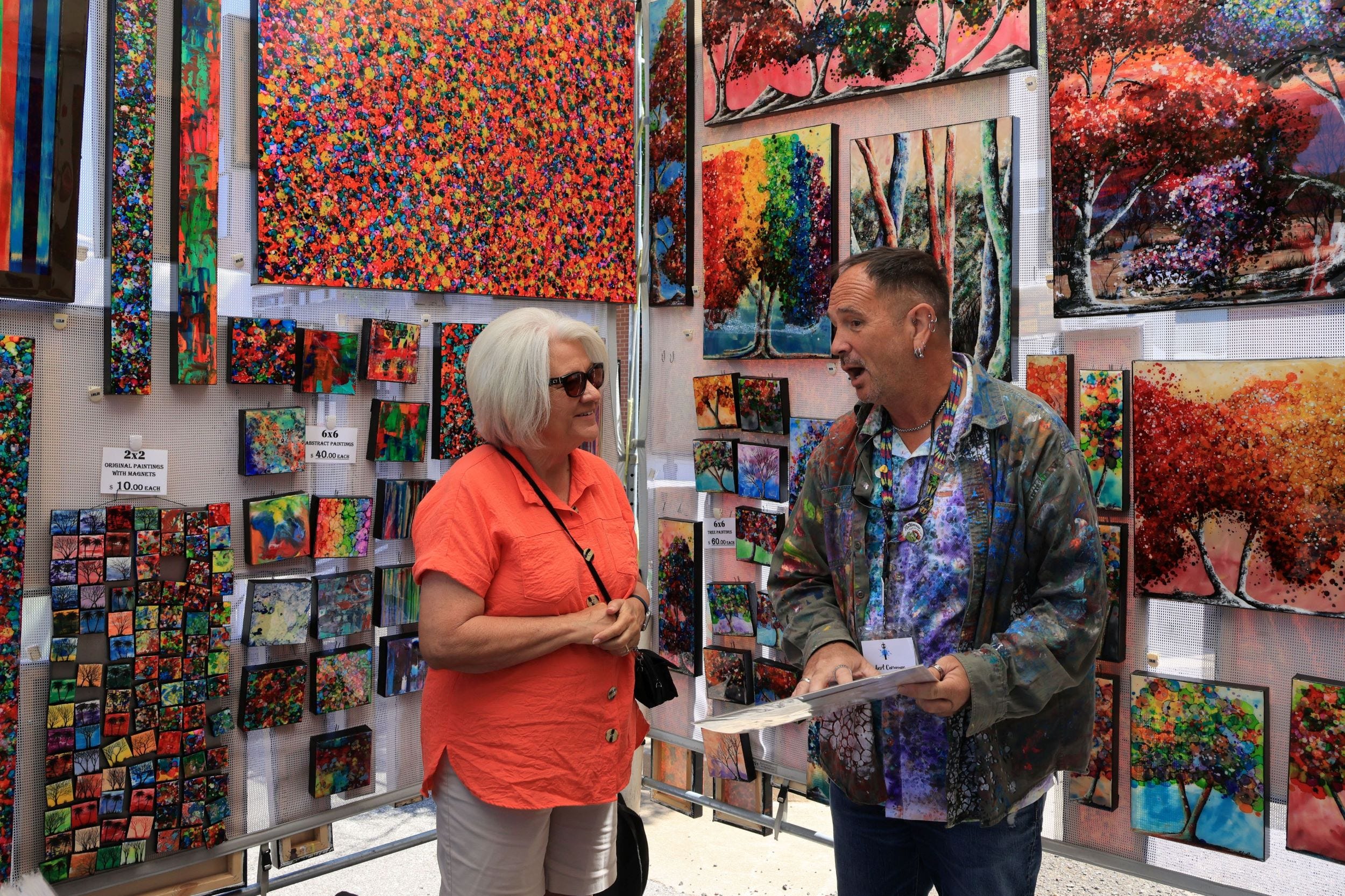 Who's playing and important parking info for Downtown Edmond Arts Festival