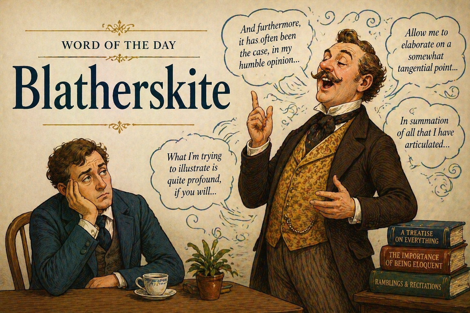 Word of the day: Blatherskite