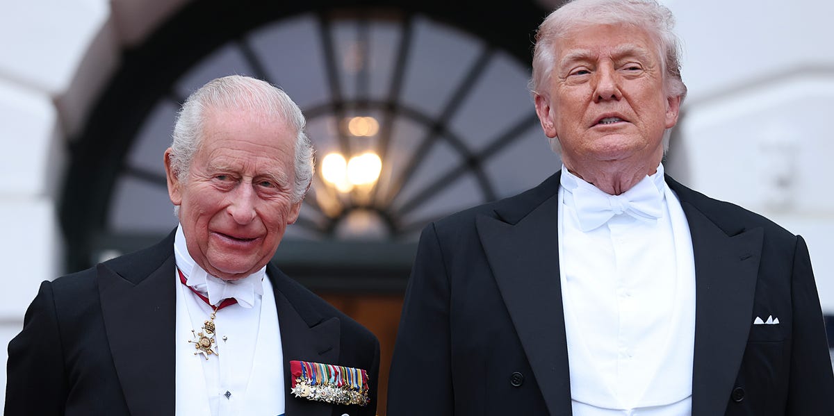 3 times Trump outrageously broke royal protocol during King Charles and ...