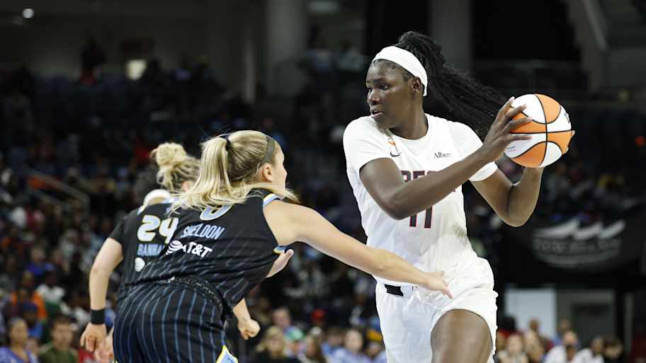 Madina Okot shines in WNBA preseason debut, scores first career double ...