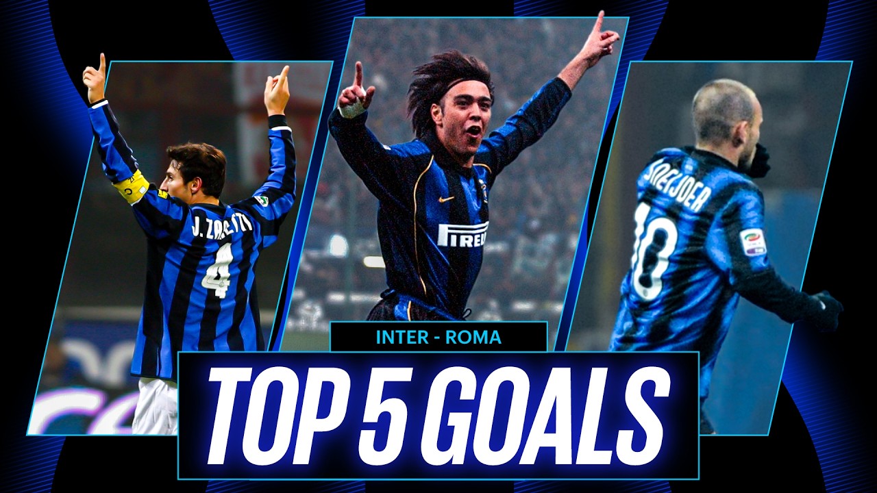 Recoba, Sneijder, Zanetti e… | Top 5 gol vs Roma