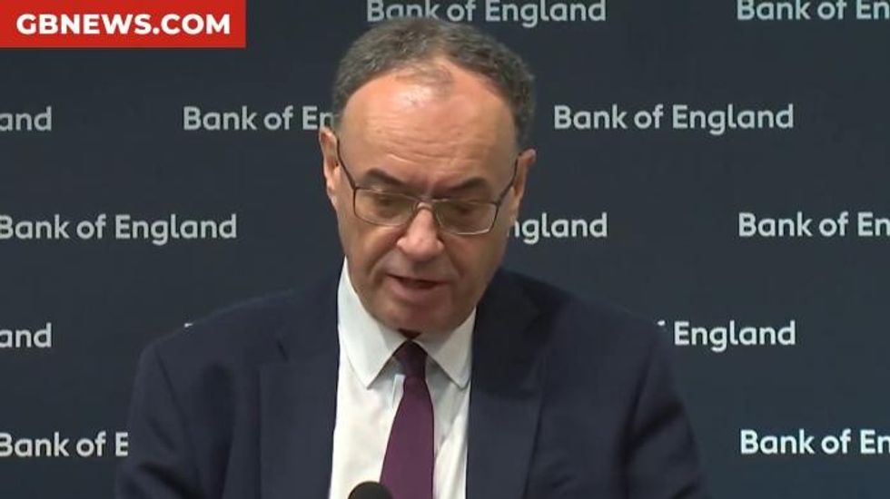 Bank of England governor Andrew Bailey | Source: Bank of England