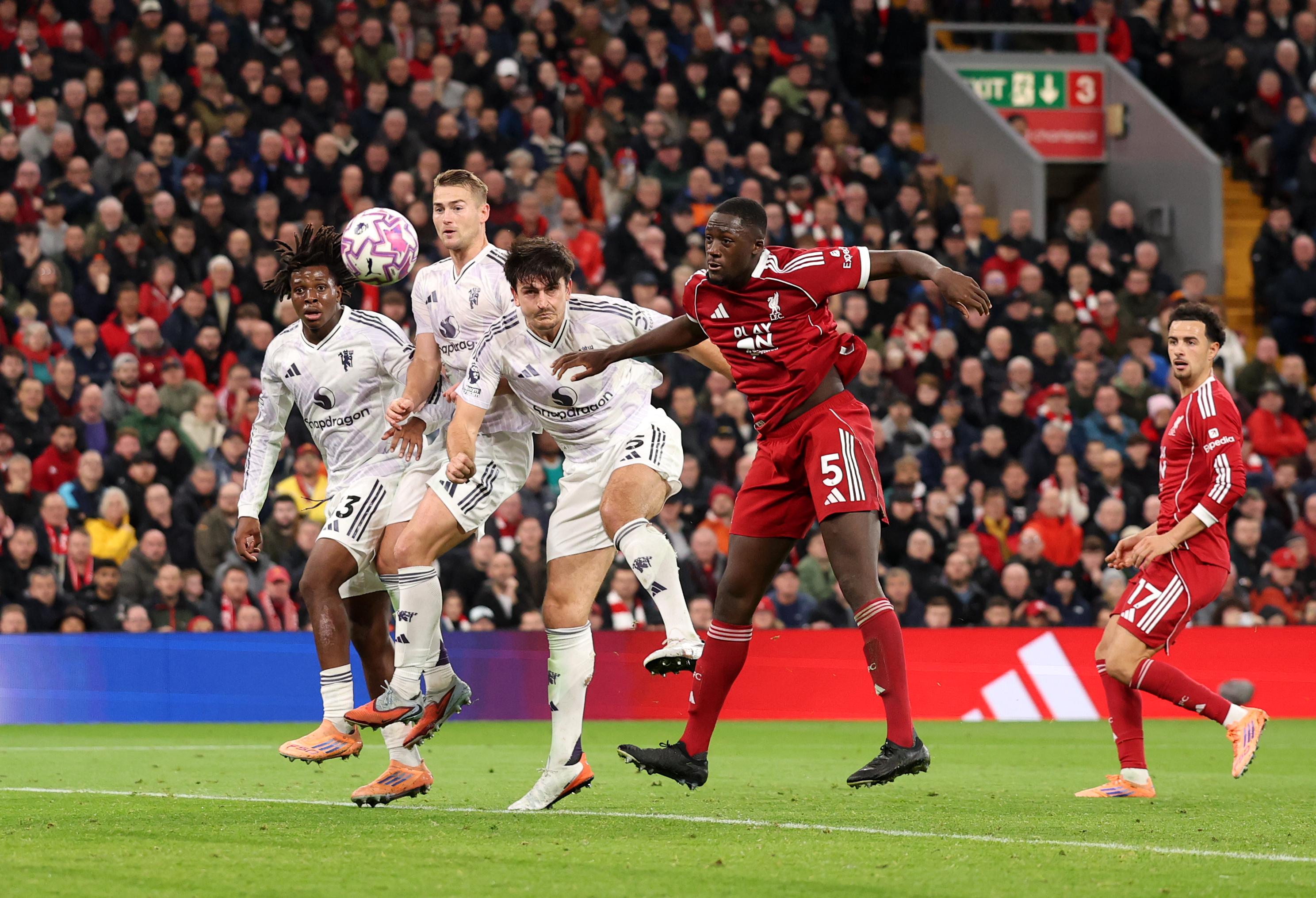 Three points: Manchester United vs. Liverpool