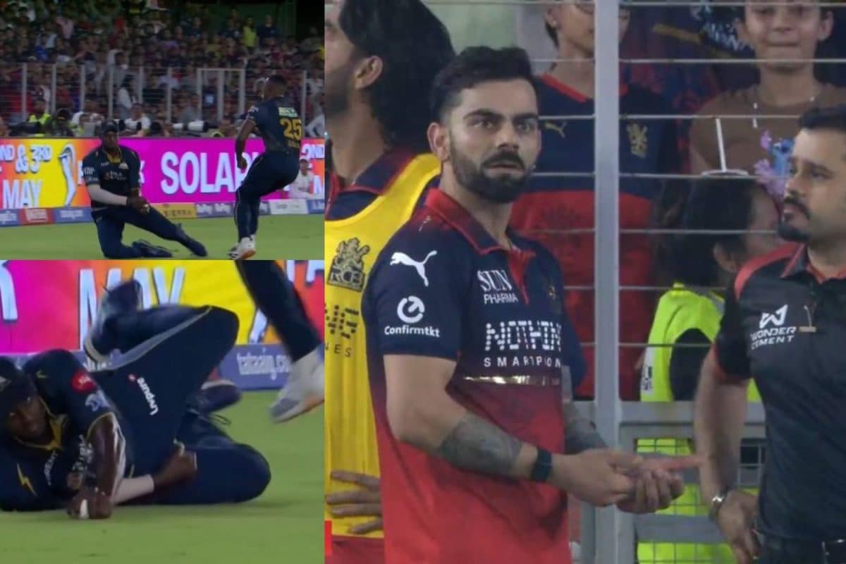 GT's holder pulls off controversial catch to remove Patidar, Kohli ...