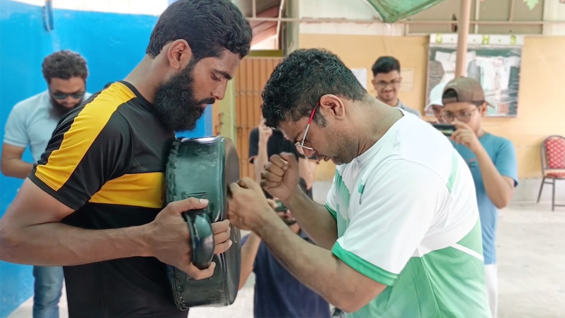 Most full contact punch strikes in three minutes - 1,925 by Muhammad Rashid