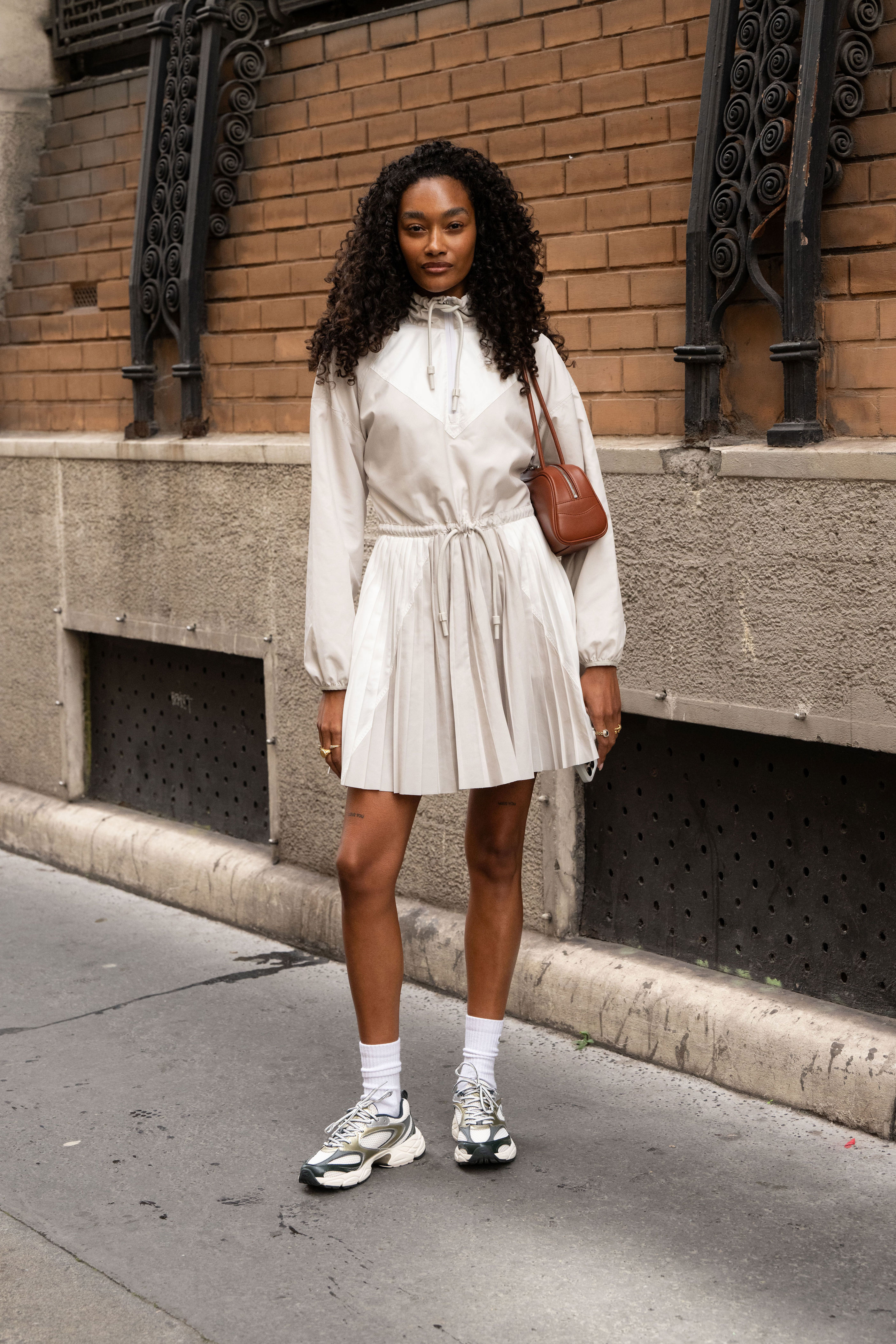 How to style sneakers with dresses without looking like you gave up