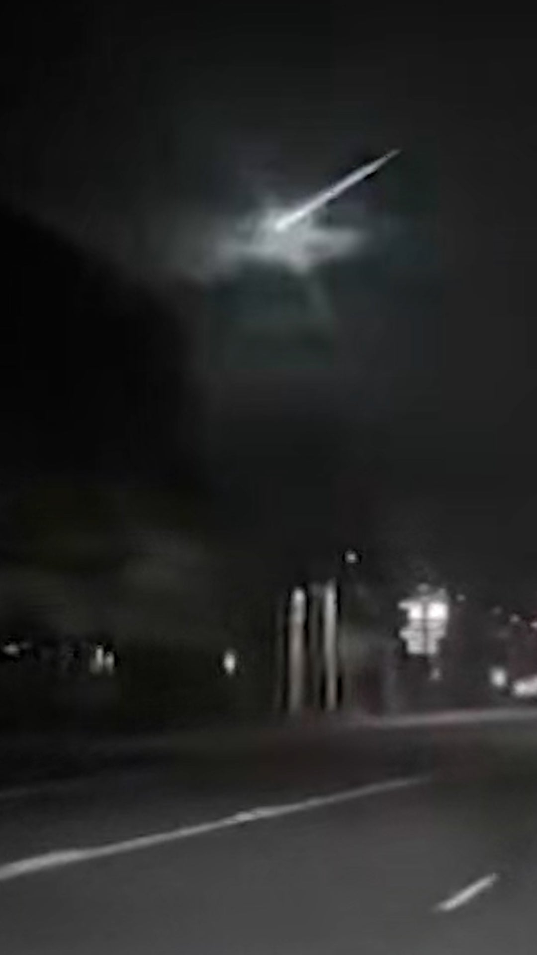 Fireball streaks across NW skies