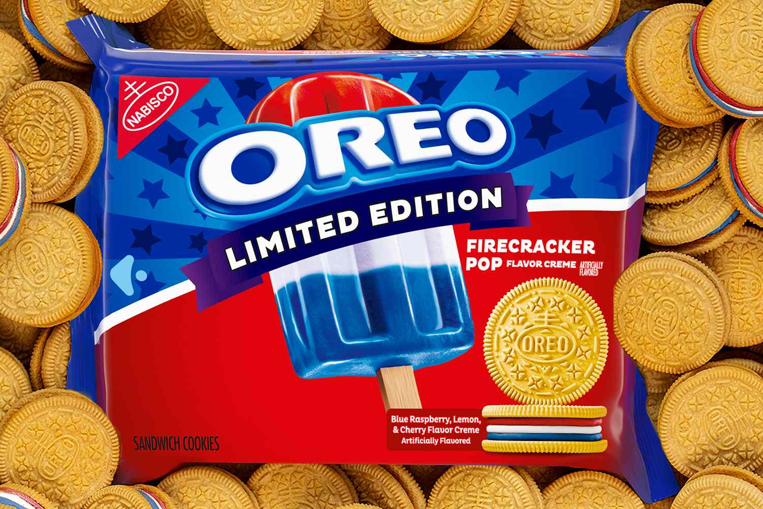 Oreo debuts limited-edition cookie inspired by nostalgic ice pop flavor