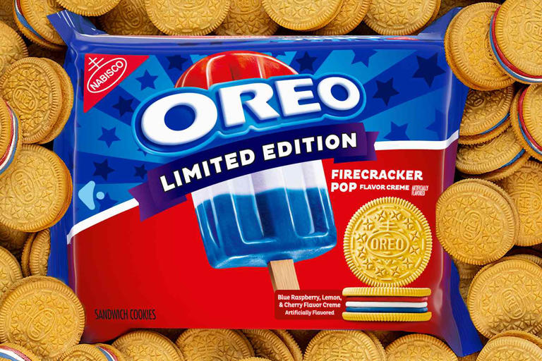 Oreo debuts limited-edition cookie inspired by nostalgic ice pop flavor