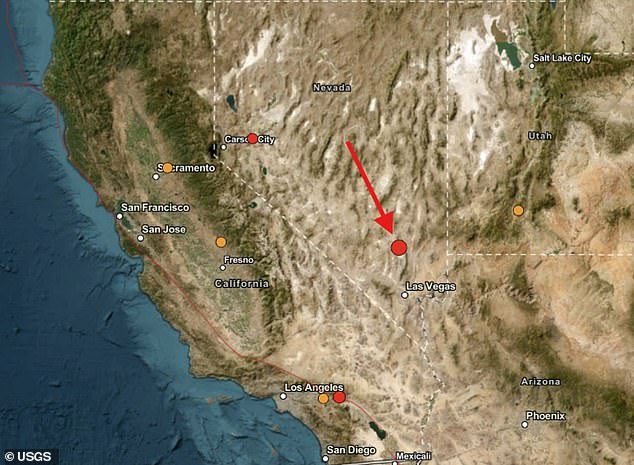 Unusual earthquake swarm strikes near Area 51 sparking fears of secret ...